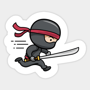 Running Ninja Sticker